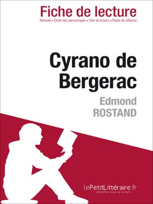cover image of Cyrano de Bergerac de Edmond Rostand (Fiche de lecture)
